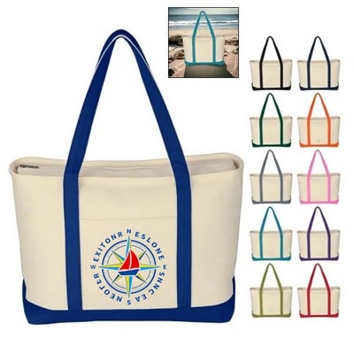 Large Starboard 24 Oz. Cotton Canvas Tote Bag
