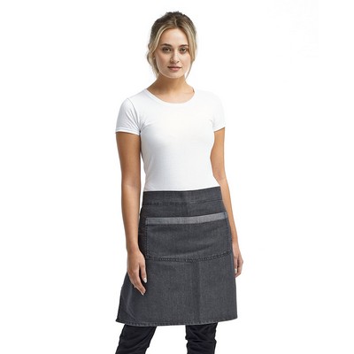 Artisan Collection by Reprime® Unisex Domain Contrast Denim Waist Apron